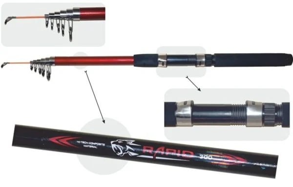 Fashion Rapid Bolo tele 360cm 10-40g Onkivavat